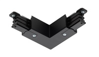 Juno HD Commercial Track Lighting HTEK34-BL (HTEK34 BL) 277V 2-Circuit/2-Neutral, HTEK 90 Degree L Connector, Black Color