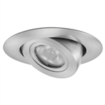 Juno 440LED G4N 06LM 27K 90CRI SC Recessed Lighting 4" LED Adjustable Module, 600 Lumens, 2700K Color Temperature with Satin Chrome Trim