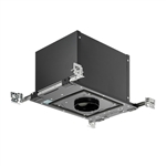 Juno Aculux Recessed Lighting IC420L-827-F-D 3-1/4 inch LED New Construction Adjustable IC Housing, 2000 Lumens, 2700K Color Temperature, 80 CRI, Flood Beam, 120V, Lutron Hi-Lume 2-Wire Dimming, 1%