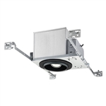 Juno Recessed Lighting IC4AL-35K-F-L 4" Adjustable LED IC Type New Construction Housing 700 Lumens, 3500K Color Temperature, Flood Beam, Lutron Hi-Lume 3-Wire Dimming EcoSystem Compatible Driver