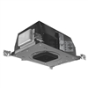 Juno Aculux Recessed Lighting IC517LSQ-930-S-D 4 inch LED New Construction Square Adjustable IC Housing, 1700 Lumens, 3000K Color Temp, 90 CRI, Spot Beam, 120V, Lutron Hi-Lume 2-Wire Dimming, 1%