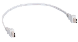 Juno Undercabinet Lighting JC3-17-WH (JC3 17IN WH) 17" Jumper Cord, 3-Wire, White Finish