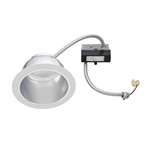 Juno JCLR6L 15LM 27K 90CRI 347 ZT HZWH Recessed Lighting 6" LED Retrofit Trim for 6 5/8" - 7 1/8" Commercial Rough-In Section, 1500 Lumens, 2700K Color Temperature, 90 CRI, 347V, Haze Finish