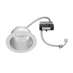 Juno Recessed Lighting JCLR6L-24-840KU-HZ 6" LED Retrofit Trim for 6 5/8" - 7 1/8" Commercial Rough-In Section, 2400 Lumens, 4000K Color Temperature, 80 CRI, 120-277V, Haze Finish