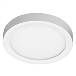 Juno Lighting JSF 5IN 07LM 40K 90CRI MVOLT ZT WH Recessed Lighting 5" LED Round SlimForm Surface Mount Downlight, 700 Lumens, 4000K Color Temperature, 90 CRI, Universal Voltage 120-277V, 0-10V Dimming, White Finish