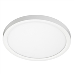 Juno Lighting JSF 11IN 13LM 27K 90CRI 120 FRPC WH Recessed Lighting 11" LED Round SlimForm Surface Mount Downlight, 1300 Lumens, 2700K Color Temperature, 90 CRI, Dedicated 120V, Forward Reverse Phase Dimming, White Finish