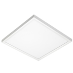 Juno Lighting JSFSQ 14IN 18LM 30K 90CRI MVOLT ZT WH Recessed Lighting 14" LED Square SlimForm Surface Mount Downlight, 1800 Lumens, 3000K Color Temperature, 90 CRI, Universal Voltage 120-277V, 0-10V Dimming, White Finish