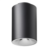 Juno LC8S 08LM 27K 120 B G4 80CRI DALI Indy 8" Round Cylinder Surface Mount L-Series Housing, 800 Lumens, 2700K Color Temperature, 120V, Black Cylinder, Gen 4, 80 CRI, DALI Control Dimming