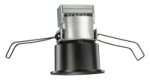 Juno Recessed Lighting MD1L3K-SP-BL 2-1/4" Mini LED Downlight 3000K Spot Beam Spread, Black Finish