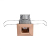 Juno MD1LG2 SQ 03LM 27K 80CRI SP BRZ Recessed Lighting 2-1/4" Mini LED Square Downlight 2700K Spot Beam Spread, Bronze Finish