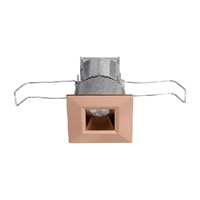 Juno MD1LG2 SQ 03LM 40K 90CRI NFL WL BRZ Recessed Lighting Wet Location 2-1/4" Mini LED Square Downlight 4000K Narrow Flood Beam Spread, 90 CRI, Bronze Finish