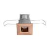 Juno MD1LG2 SQ 03LM 27K 80CRI NFL BZ Recessed Lighting 2-1/4" Mini LED Square Downlight 2700K Narrow Flood Beam Spread, Bronze Finish