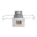 Juno MD1LG2 SQ 03LM 30K 80CRI SP SN Recessed Lighting 2-1/4" Mini LED Square Downlight 3000K Spot Beam Spread, Satin Nickel Finish