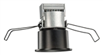 Juno Recessed Lighting MD1LW27K-FL-BL Wet Location 2-1/4" Mini LED Downlight 2700K Flood Beam Spread, Black Finish