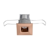 Juno Recessed Lighting MDSLG2-3K-SP-BZ 2-1/4" Mini LED Square Downlight 3000K Spot Beam Spread, Bronze Finish