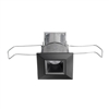 Juno Recessed Lighting MDSLG2-927-NFL-BL 2-1/4" Mini LED Square Downlight, 2700K, 90 CRI, Narrow Flood Beam Spread, Black Finish