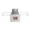 Juno Recessed Lighting MDSLWG2-935-NFL-SN Wet Location 2-1/4" Mini LED Square Downlight, 3500K, 90 CRI, Narrow Flood Beam Spread, Satin Nickel Finish