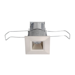 Juno Recessed Lighting MDSLWG2-940-NFL-SN Wet Location 2-1/4" Mini LED Square Downlight, 4000K, 90 CRI, Narrow Flood Beam Spread, Satin Nickel Finish