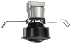 Juno Recessed Lighting MG1L27K-SP-BL (MG1LG2-27K-SP-BL) 2-5/8" LED Mini LED Gimbal 2700K Spot Beam Spread, Black Finish