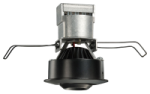 Juno Recessed Lighting MG1L35K-FL-BL (MG1LG2-35K-FL-BL) 2-5/8" LED Mini LED Gimbal 3500K Flood Spread, Black Finish