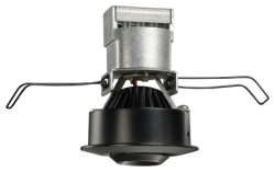 Juno Recessed Lighting MG1L41K-SP-BL (MG1LG2-41K-SP-BL) 2-5/8" LED Mini LED Gimbal 4100K Spot Beam Spread, Black Finish