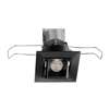 Juno MG1LG2 SQ 03LM 27K 80CRI NFL BL Recessed Lighting 2-11/16" Mini LED Gimbal Square Downlight 2700K Narrow Flood Beam Spread, Black Finish