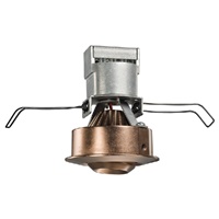 Juno MG1LG2 RD 03LM 40K 80CRI FL BRZ Recessed Lighting 2-5/8" LED Mini LED Round Gimbal 4000K Flood Beam Spread, Bronze Finish