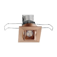 Juno MG1LG2 SQ 03LM 35K 80CRI FL BRZ Recessed Lighting 2-11/16" LED Mini LED Square Gimbal 3500K Flood Beam Spread, Bronze Finish