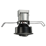 Juno Recessed Lighting MG1LG2-41K-SP-BL 2-5/8" LED Mini LED Gimbal 4100K Spot Beam Spread, Black Finish