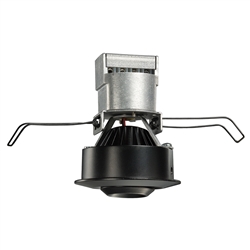 Juno Recessed Lighting MG1LG2-930-SP-BL 2-5/8" LED Mini LED Gimbal Downlight, 3000K, 90 CRI, Spot Beam Spread, Black Finish