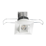 Juno Recessed Lighting MGSLG2-27K-NFL-WH 2-11/16" Mini LED Gimbal Downlight 2700K Narrow Flood Beam Spread, White Finish