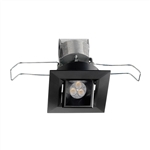 Juno Recessed Lighting MGSLG2-27K-SP-BL 2-11/16" Mini LED Gimbal Downlight 2700K Spot Beam Spread, Black Finish