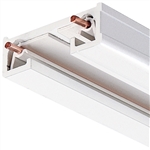 Juno Track Lighting R2WH (R 2FT WH) 2 ft Track - Trac Lites Line Voltage Track System, White Color