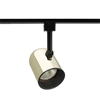 Juno Track Lighting R501B-PB (R501 BLB PB) Trac Lites Round Back Cylinder Line Voltage 50W PAR20/R20 Black Baffle Polished Brass Color