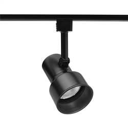 Juno Track Lighting R511B-BL (R511 BLB BL) Trac Lites Step Cylinder Line Voltage 50W PAR20/R20 Black Baffle Black Color