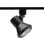 Juno Track Lighting R551BL (R551 BL) Trac Lites Flared Step Line Voltage 50W PAR20 Black Color