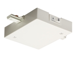 Juno Track Lighting RCLF21WH (RCLF21 WH) Trac Lites Current Limiting Feed, 1 Circuit, In-Line Feed White Color