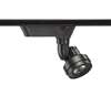 Juno Track Lighting T252L 35K 80CRI PDIM FL BL Cylindra 18W LED 3500K, Flood Beam Spread, Black Finish