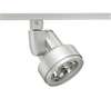 Juno Track Lighting T254L 27K ES PDIM NFL SL Cylindra 19W LED 3000K Enhanced Spectrum, Narrow Flood Beam Spread, Silver Finish