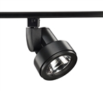 Juno Track Lighting T254L-27K-ES-N-BL Cylindra 19W LED 3000K Enhanced Spectrum, Narrow Flood Beam Spread, Black Finish