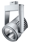 Juno Track Lighting T255LED-27D-FL-SL Cylindra 45W Dimmable LED 2700K Color Temperature, Flood Beam Spread, Silver Finish