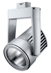 Juno Track Lighting T255LED-3D-FL-SL Cylindra 45W Dimmable LED 3000K Color Temperature, Flood Beam Spread, Silver Finish