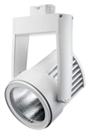 Juno Track Lighting T255LED-3D-FL-WH Cylindra 45W Dimmable LED 3000K Color Temperature, Flood Beam Spread, White Finish