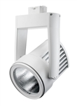 Juno Track Lighting T255LED-3K-NFL-WH Cylindra 45W LED 3000K Color Temperature, Narrow Flood Beam Spread, Black Finish