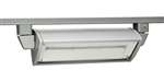 Juno Track Lighting T256L 40K 80CRI PDIM SL 35W Dimmable LED Wall Wash / Flood Track Fixture, 4100K, Silver Finish