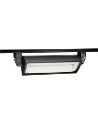 Juno Track Lighting T256LED-3K-BL 35W LED Wall Wash / Flood Trac Fixture, 3000K, Black Finish