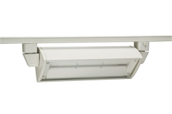 Juno Track Lighting T256LED-4K-WH 35W LED Wall Wash / Flood Trac Fixture, 4100K, White Finish