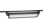 Juno Track Lighting T257LED-27K-BL 70W LED Wall Wash / Flood Track Fixture, 2700K, Black Finish