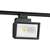 Juno Track Lighting T258L 35K 90CRI PDIM BL Wall Wash Flood 30W LED 2633 Lumens, 3500K Color Temperature, 90 CRI, Black Finish