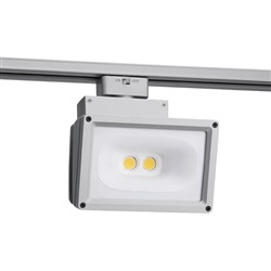 Juno T258L G2 30K 97CRI PDIM SL Track Lighting Wall Wash Flood 20W LED 2567 Lumens, 3000K Color Temperature, 97 CRI, Silver Finish